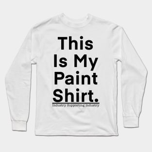 Paint (Back only design) Long Sleeve T-Shirt
